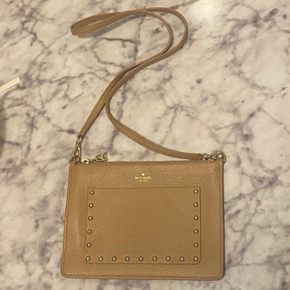 Kate Spade Small Tan Crossbody - Picture 1 of 4